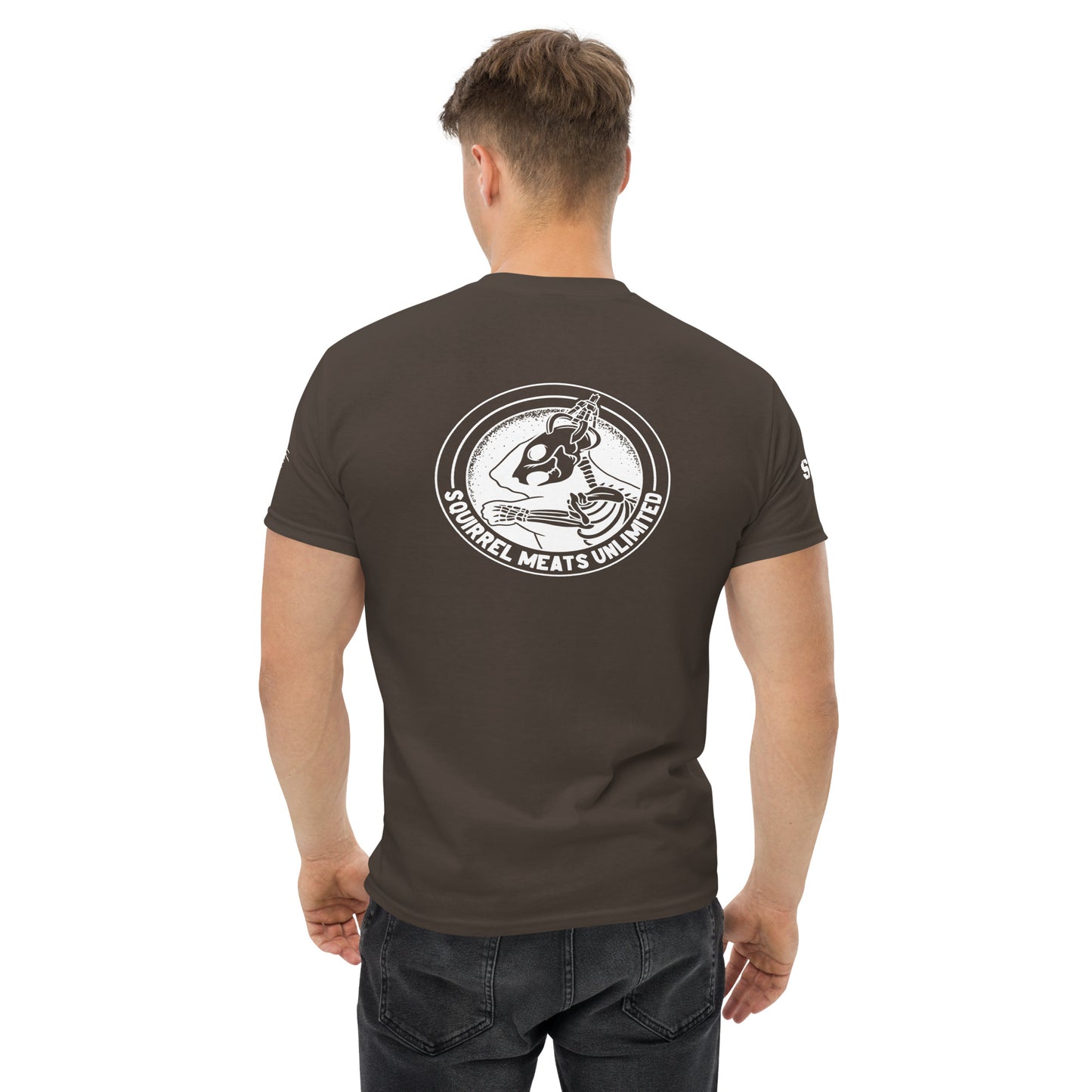 Men's classic Squirrel Meats Unlimited tee