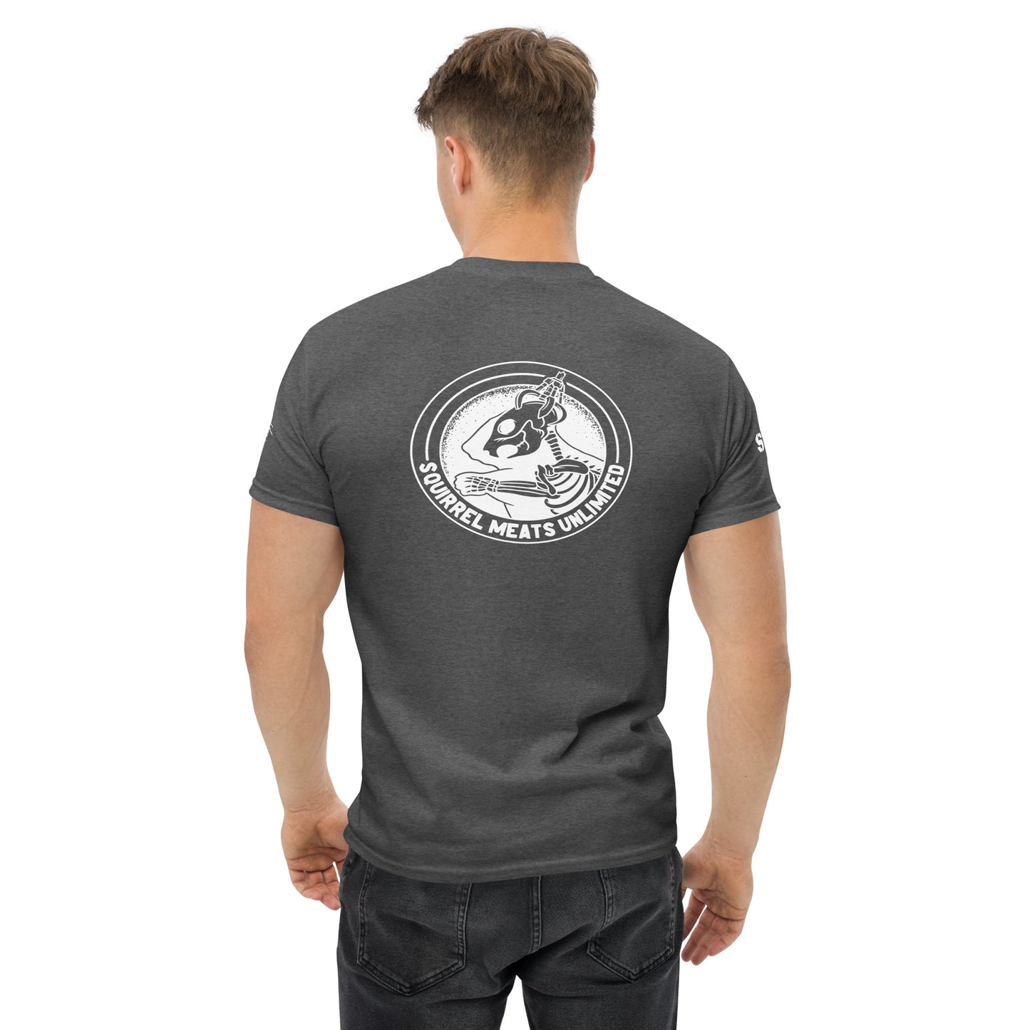 Men's classic Squirrel Meats Unlimited tee