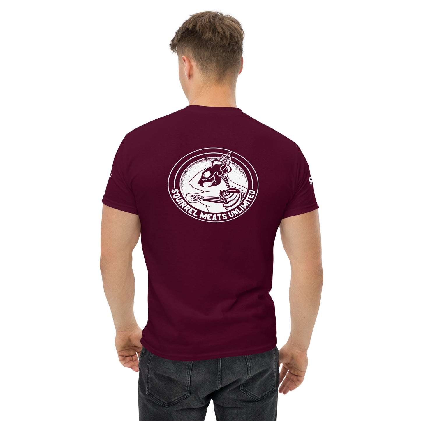 Men's classic Squirrel Meats Unlimited tee