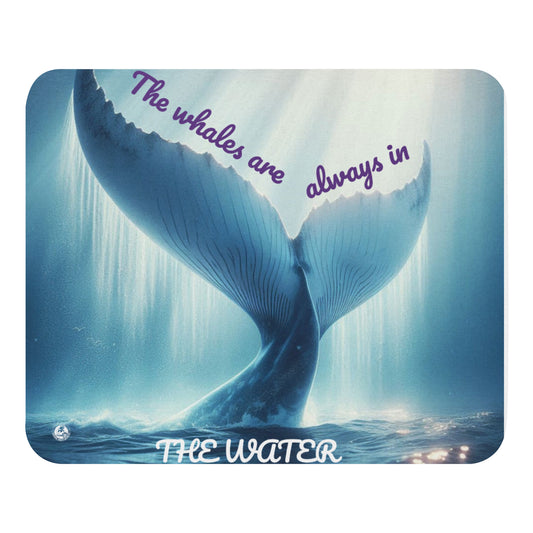 Whale Mouse pad