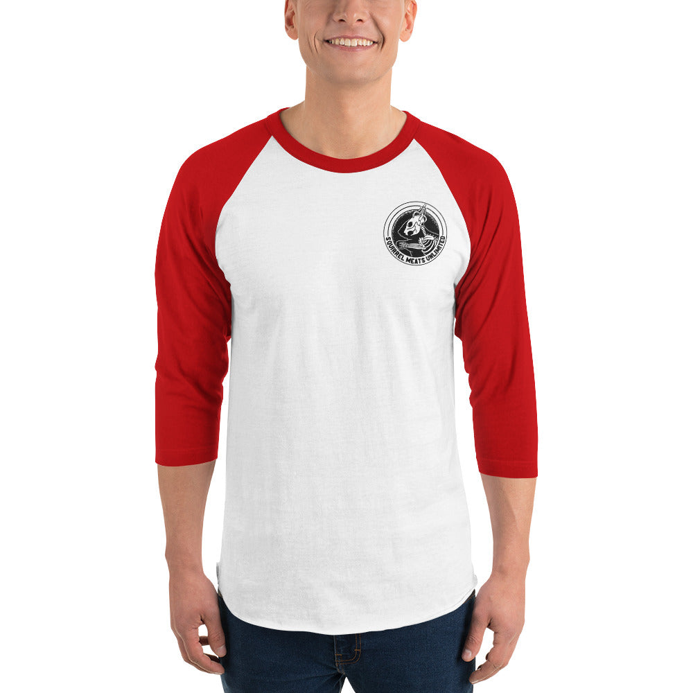 SMU 3/4 sleeve raglan shirt