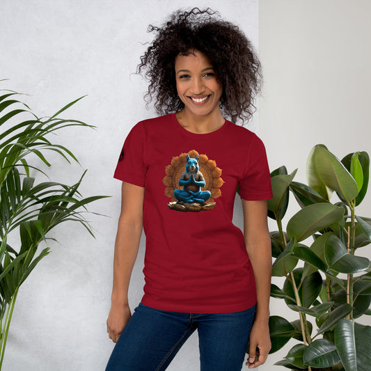 Meditating Squirrel Unisex t-shirt