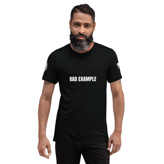 "BAD EXAMPLE" short sleeve t-shirt